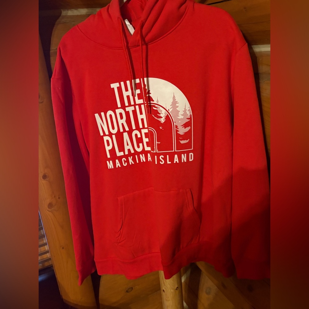 The north place mackinaw island hoodie NWOT